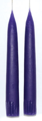 7" Purple taper pair - Click Image to Close