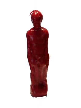 Red Male candle - Click Image to Close