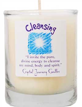Cleansing soy votive candle - Click Image to Close