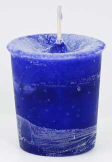 Creativity Herbal votive - purple - Click Image to Close