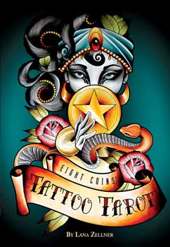 Eight Coins Tattoo tarot by Lana Zellner - Click Image to Close