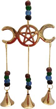 Triple Moon wind chime