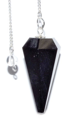 6-sided Black Tourmaline pendulum - Click Image to Close
