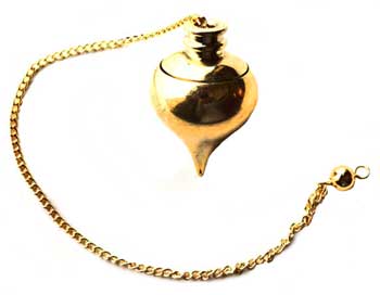 gold plated pendulum w Compartment - Click Image to Close