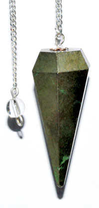 6-sided Pyrite pendulum - Click Image to Close