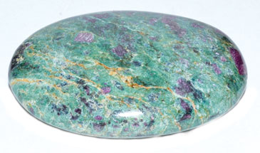Ruby Zoisite palm stone - Click Image to Close