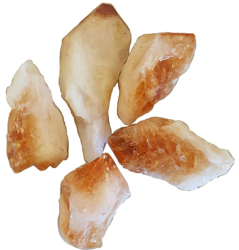 1 lb Citrine points - Click Image to Close