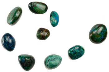 1 Lb Chrysocolla tumbled - Click Image to Close