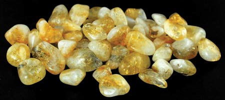 1 Lb Citrine tumbled - Click Image to Close