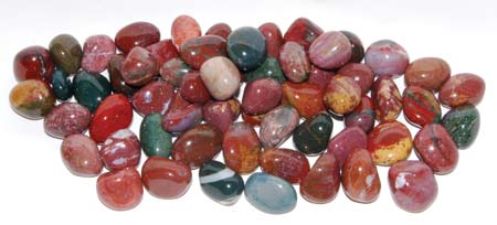 1 Lb Jasper Fancy tumbled - Click Image to Close