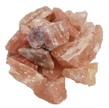 1 lb Pink Calcite untumbled stones - Click Image to Close