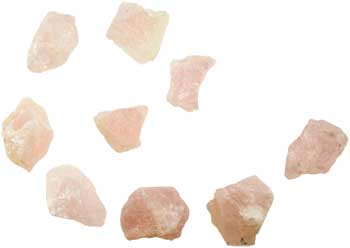 1 lb Rose Quartz untumbled stones - Click Image to Close