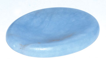 Angelite worry stone - Click Image to Close