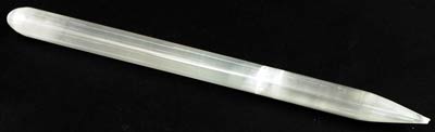 White Selenite Wand - Click Image to Close