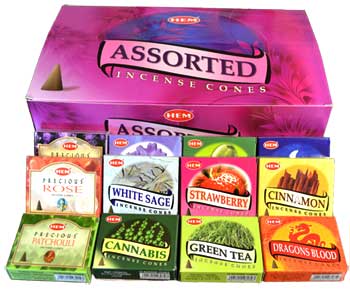 Variety Pack HEM cone 48 bxs of 10 pack - Click Image to Close