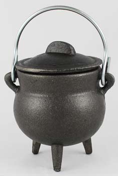 Plain Cast Iron Cauldron 3" - Click Image to Close