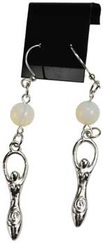 Opalite Goddess earrings - Click Image to Close