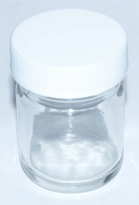 1oz Clear Glass Jar (c) - Click Image to Close