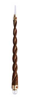Twisted Wood Healing wand 8" - Click Image to Close