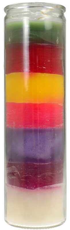 7 Color 7-day jar candle - Click Image to Close