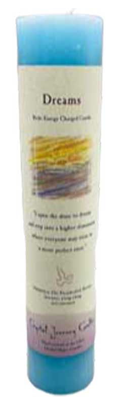 Dreams Reiki Charged Pillar candle - Click Image to Close