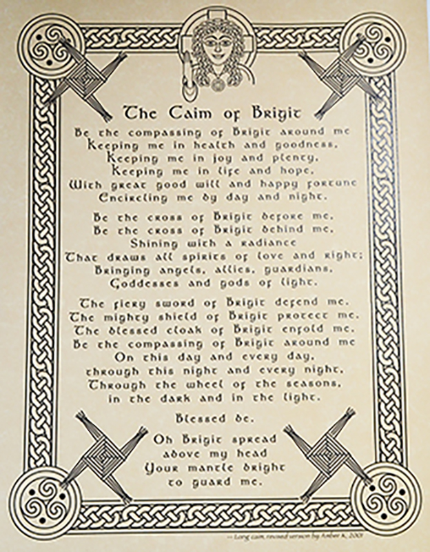 Caim of Brigit poster