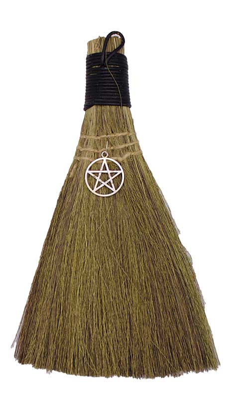 9" Broom Pentagram - Click Image to Close