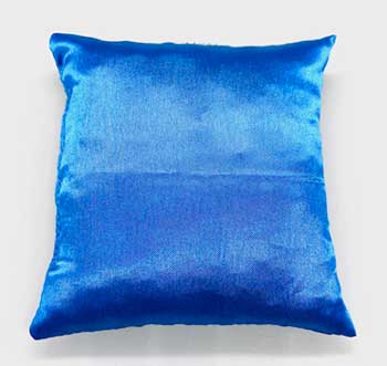 4" Blue cushion - Click Image to Close