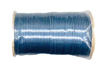 Navy Waxed Cotton cord 2mm 100 yds - Click Image to Close