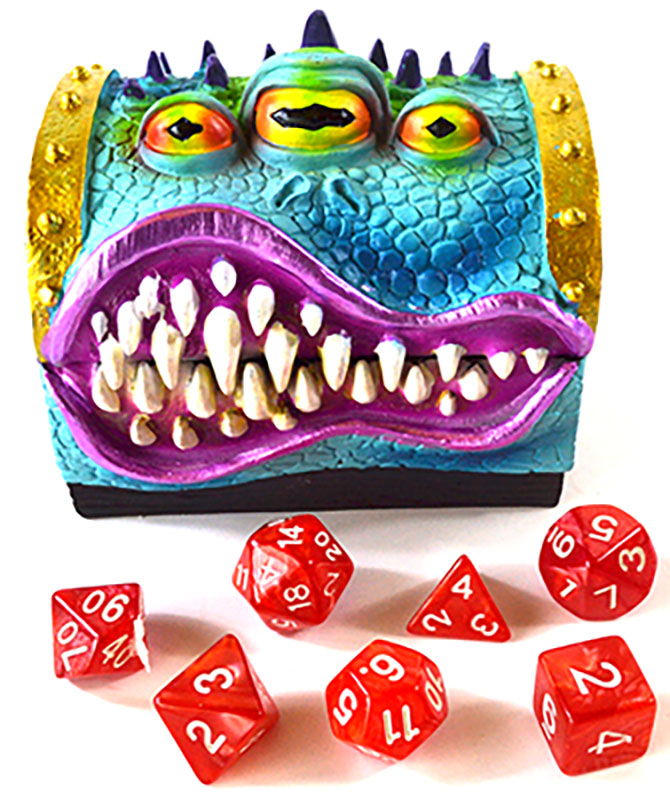 3" x 4" Monster Box gaming dice