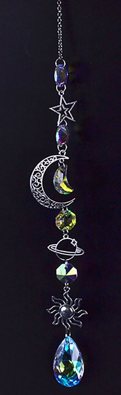 17" Celestial Crescent sun catcher