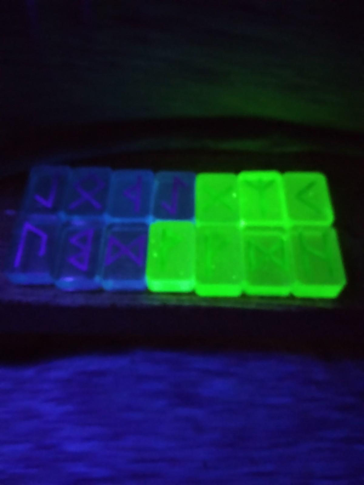 Glow int he dark Runes - Click Image to Close