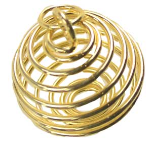 (set of 24) 1" Gold Plated coil - Click Image to Close
