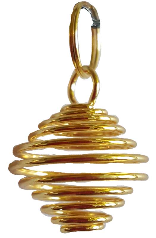 (set of 24) 3/4" Gold Plated coil - Click Image to Close