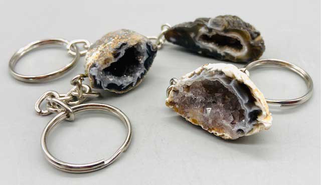 Geode keychain - Click Image to Close