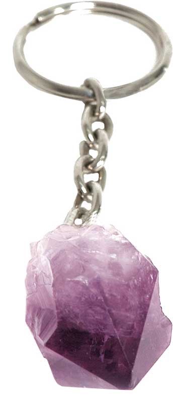 Amethyst keychain - Click Image to Close
