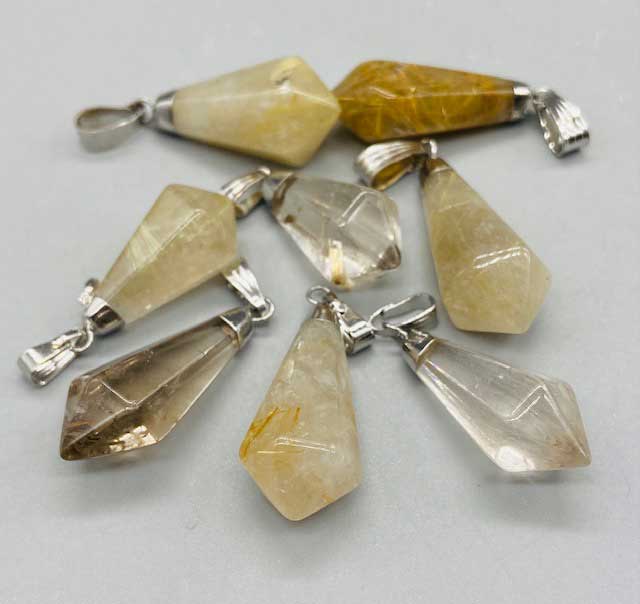 Rutilated Quartz pendant