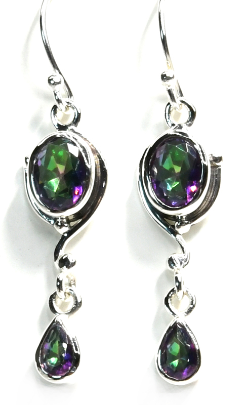 Mystic Quartz earrings - Click Image to Close