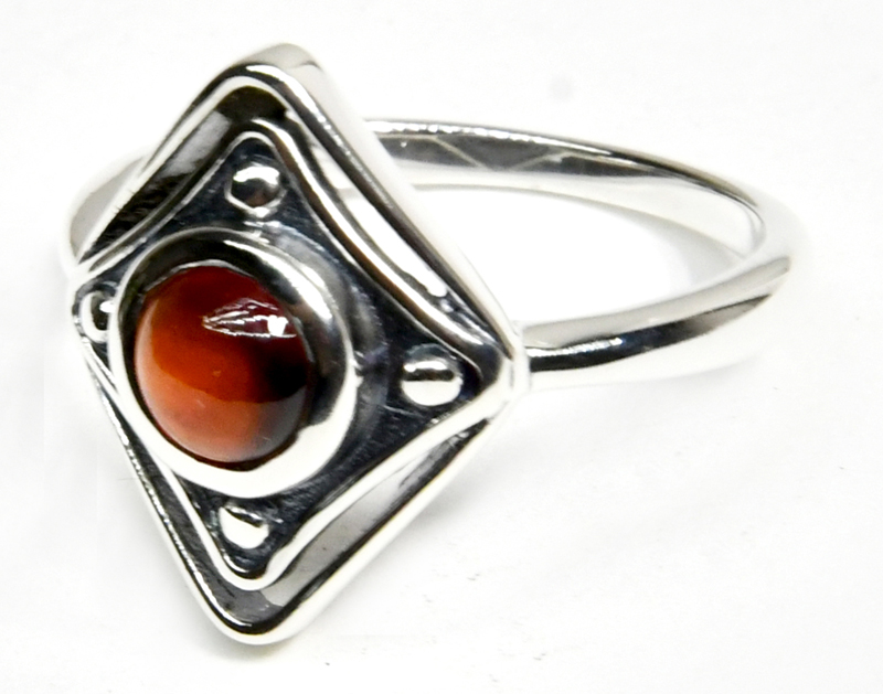 size 6 Hessonite ring