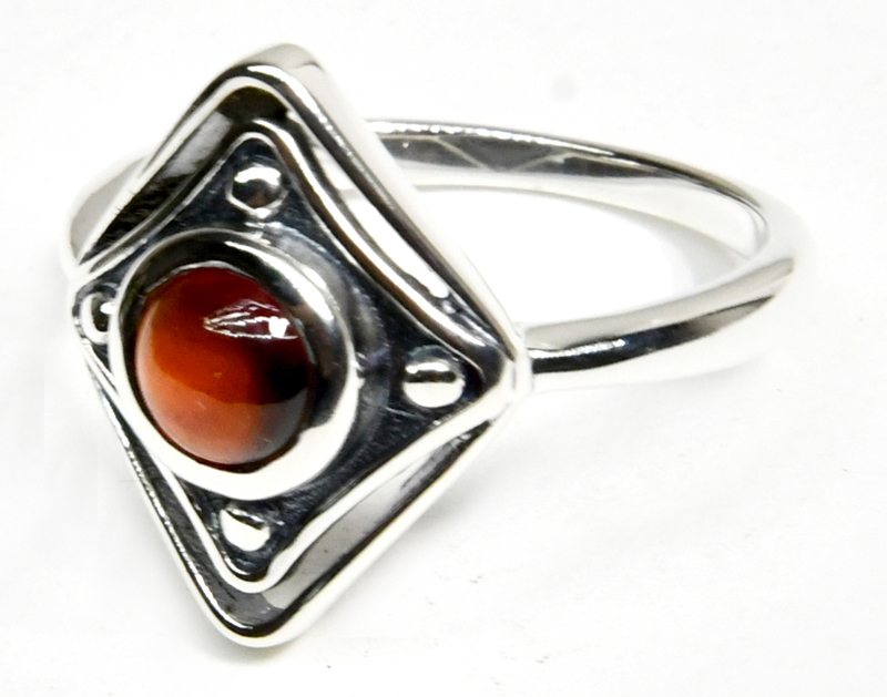 size 7 Hessonite ring