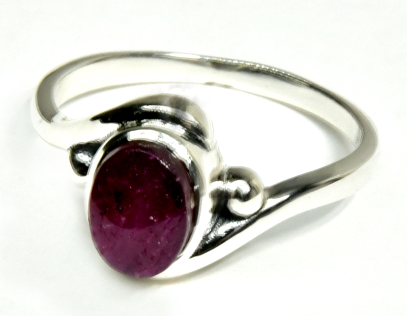 size 7 Star Ruby ring - Click Image to Close