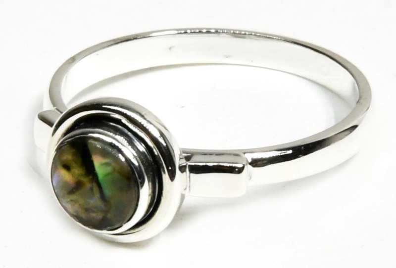 size 9 Abalone Shell ring