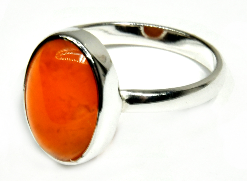 size 7 Carnelian ring - Click Image to Close