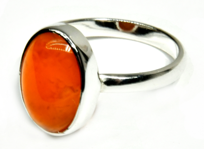 size 7 Carnelian ring