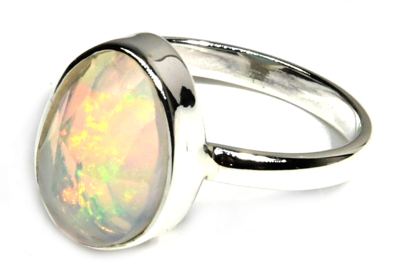 size 6 Ethopian Opal ring