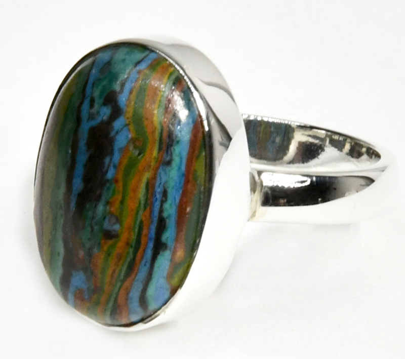 size 6 Rainbow Calsilca ring