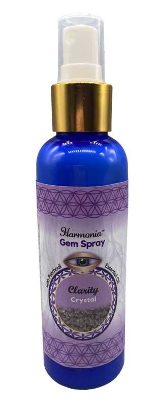 150ml Clarity/ Quartz/ Patchouli gem spray - Click Image to Close