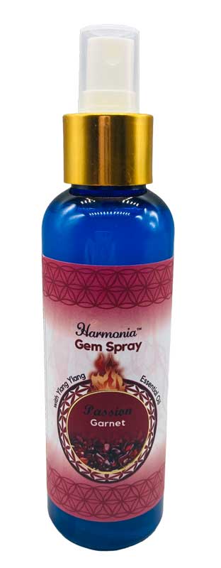 150ml Passion/ Garnet/ Ylang Ylang gem spray - Click Image to Close