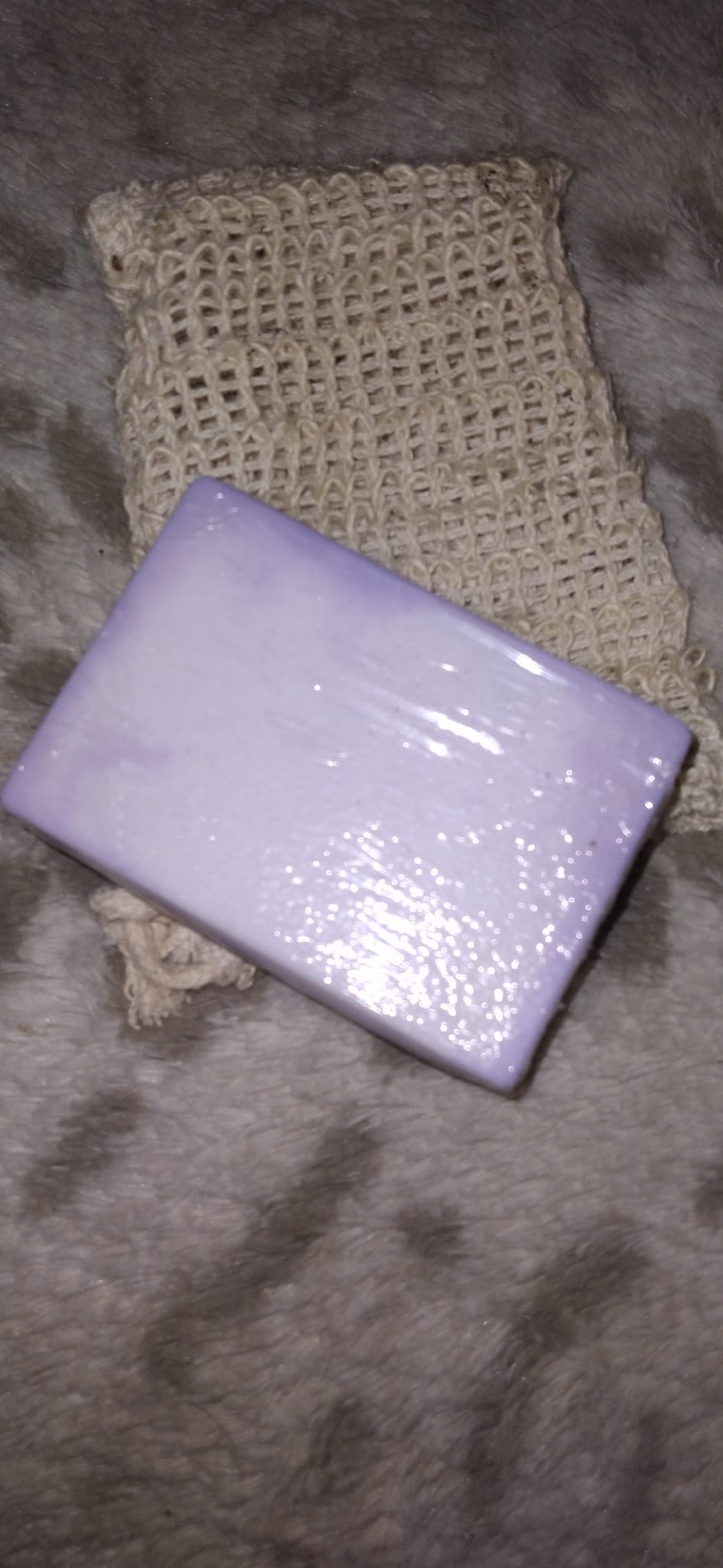 Shea Butter purple and white