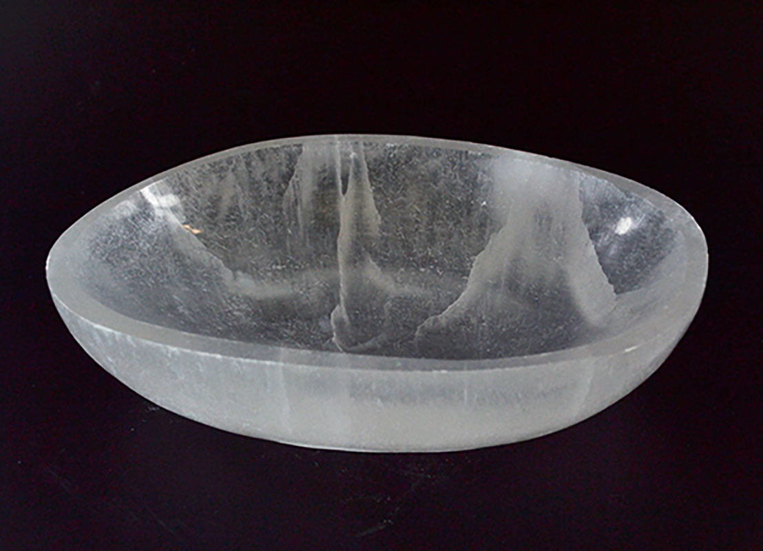7-8" Selenite altar bowl
